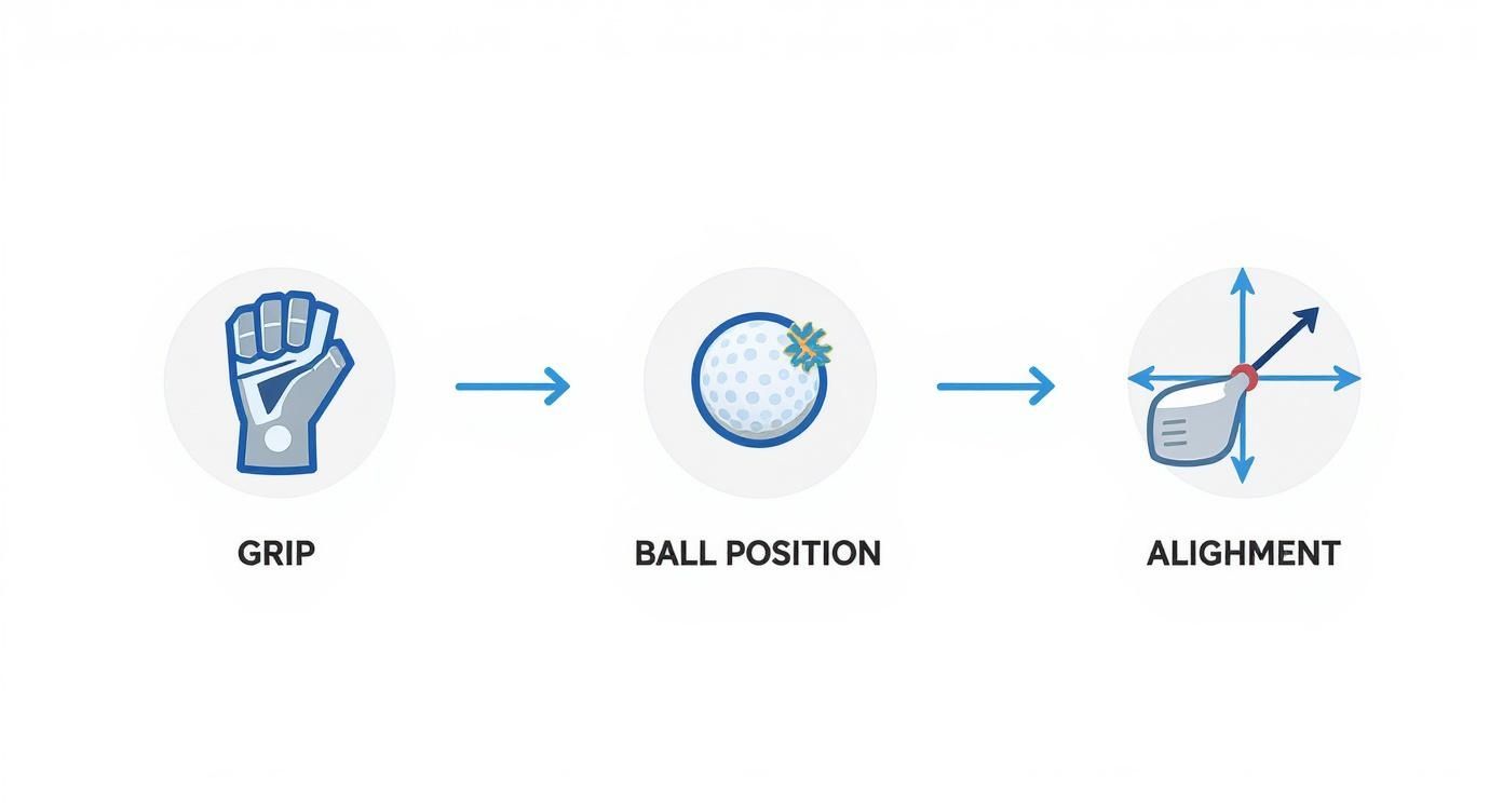 Infographic about how to fix slice with driver