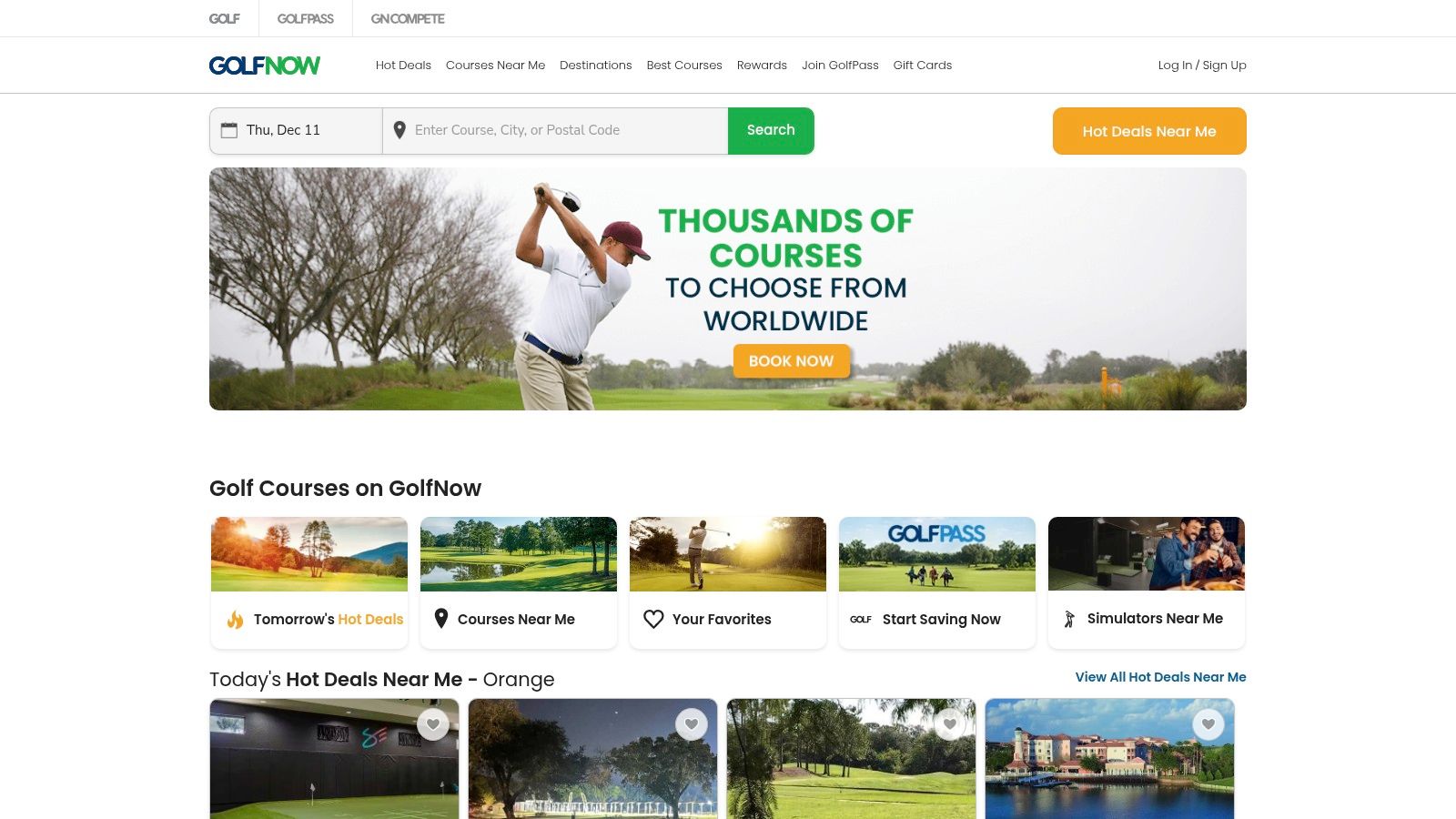 GolfNow: The All-in-One Marketplace for Broad Selection