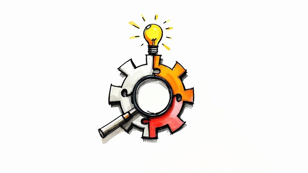 Infographic detailing the components of effective problem-solving