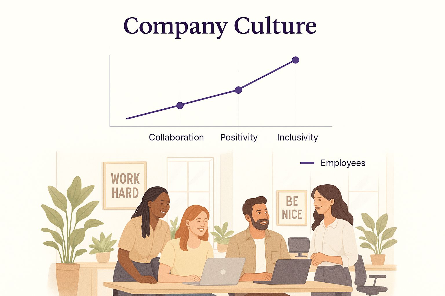 Infographic about how to improve employee retention