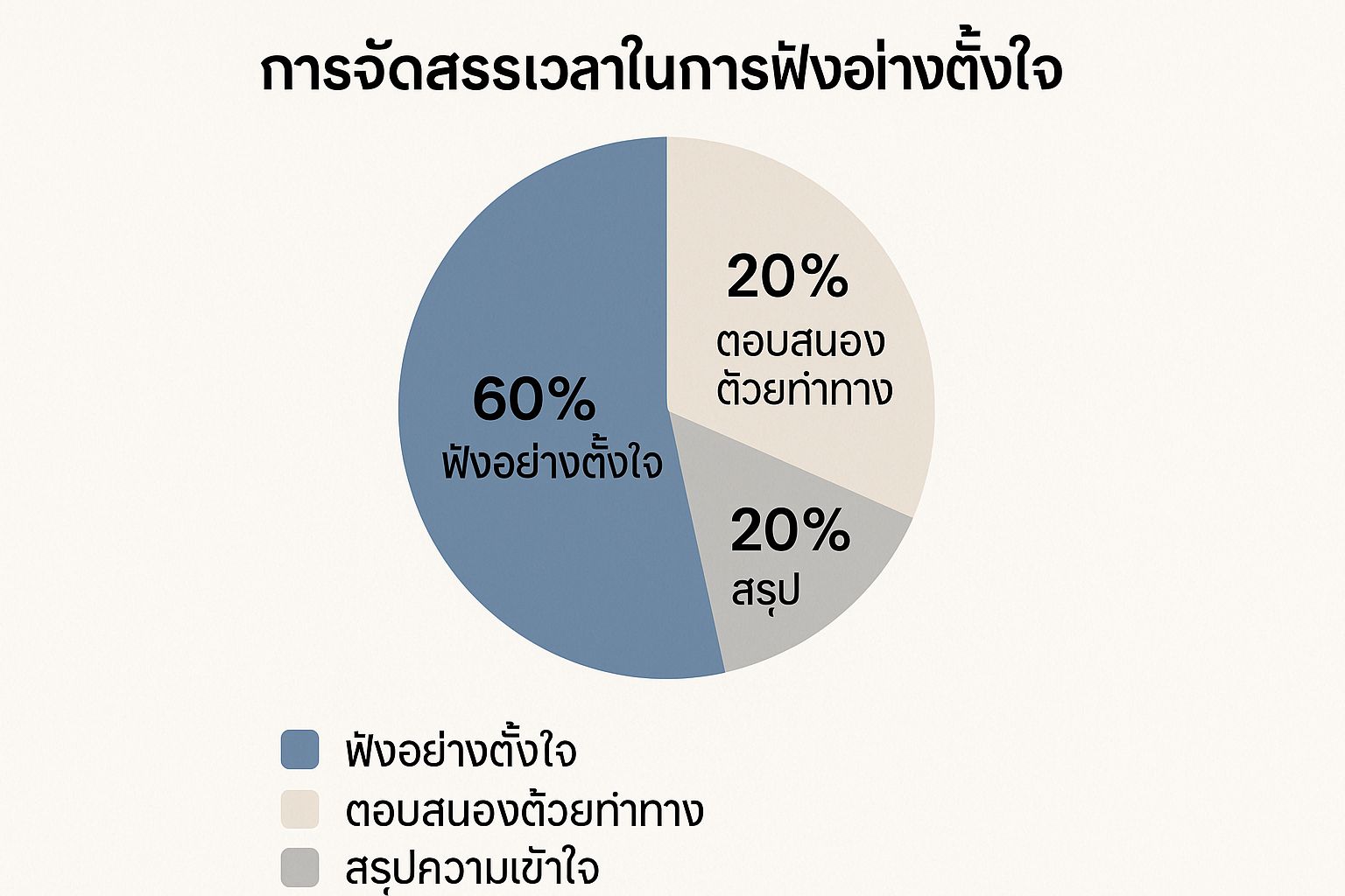 Infographic about active listening คือ