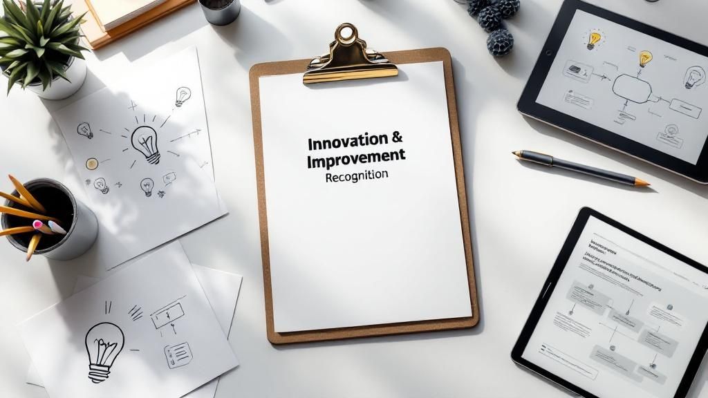 Innovation and Improvement Recognition Letter