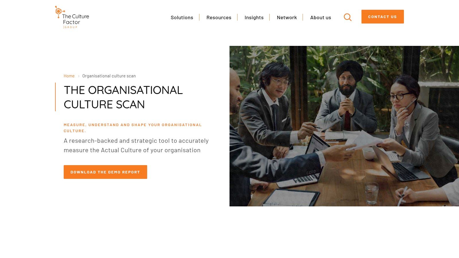 The Culture Factor (formerly Hofstede Insights) — Organisational Culture Scan (OCS)