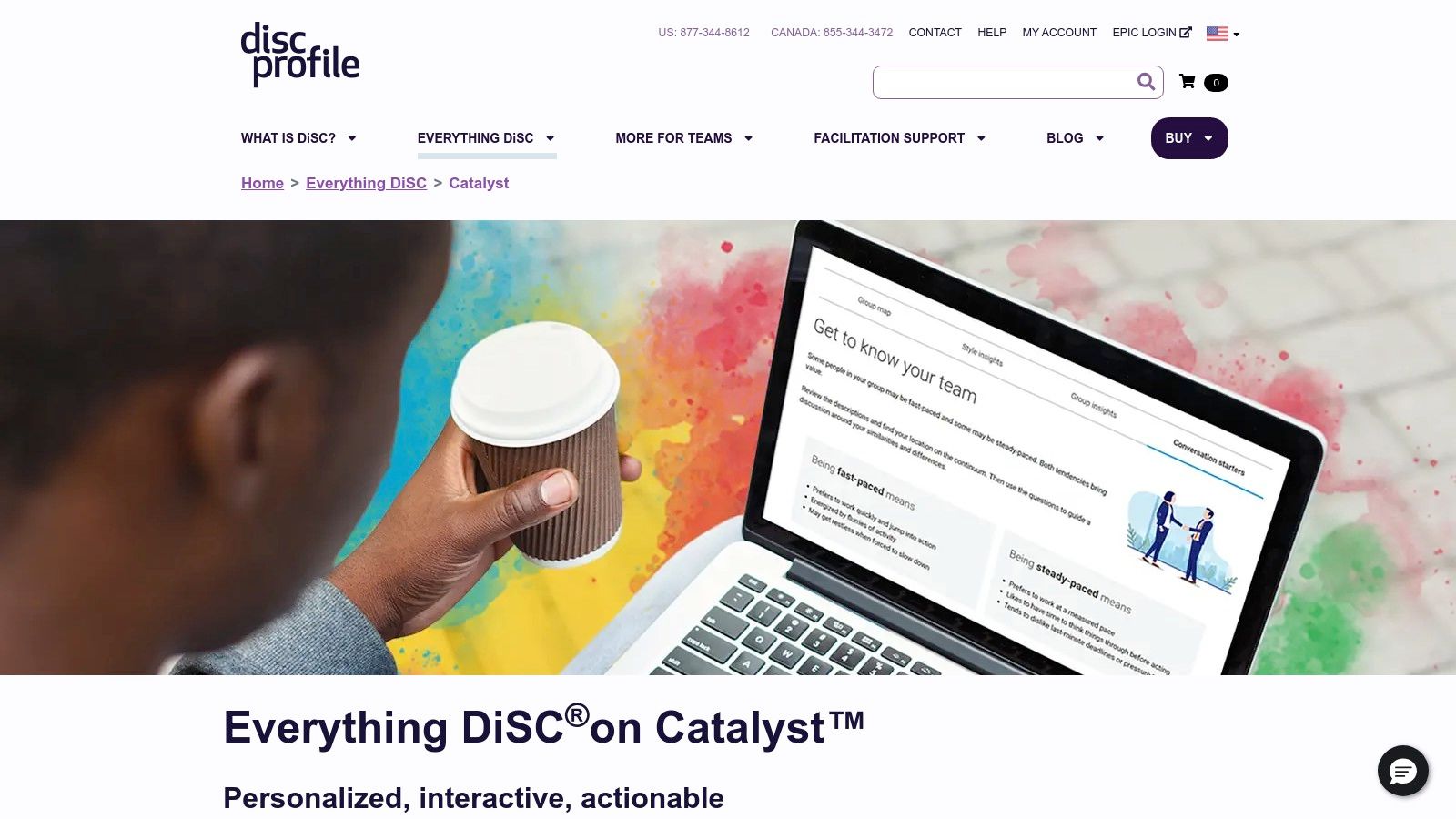 Everything DiSC on Catalyst (Authorized Wiley partners)