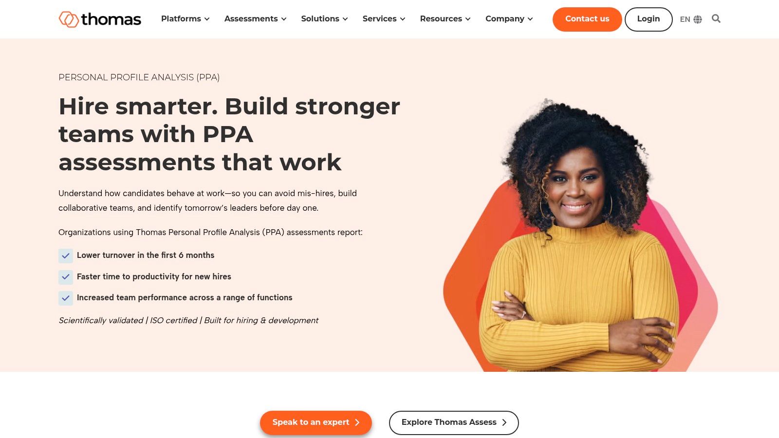 Thomas International (PPA &ndash; Personal Profile Analysis)