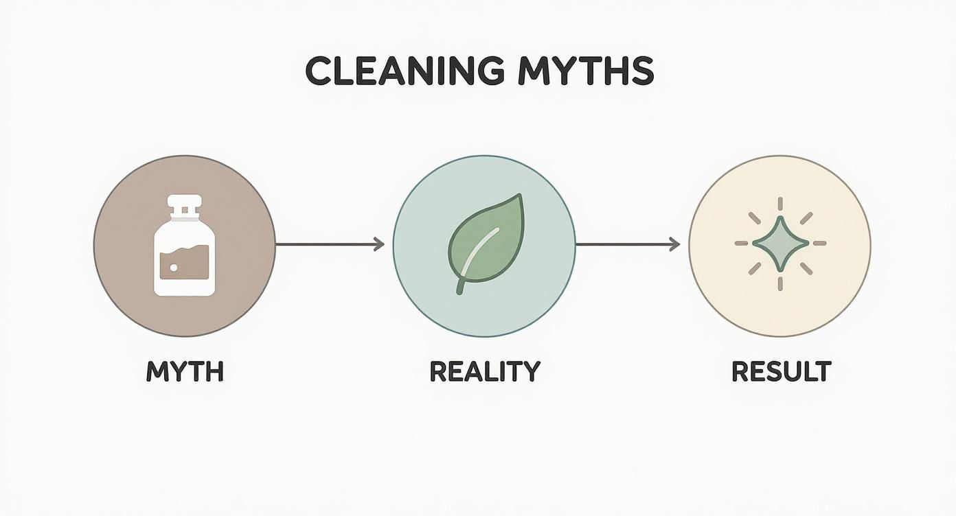 Infographic about non toxic kitchen cleaner