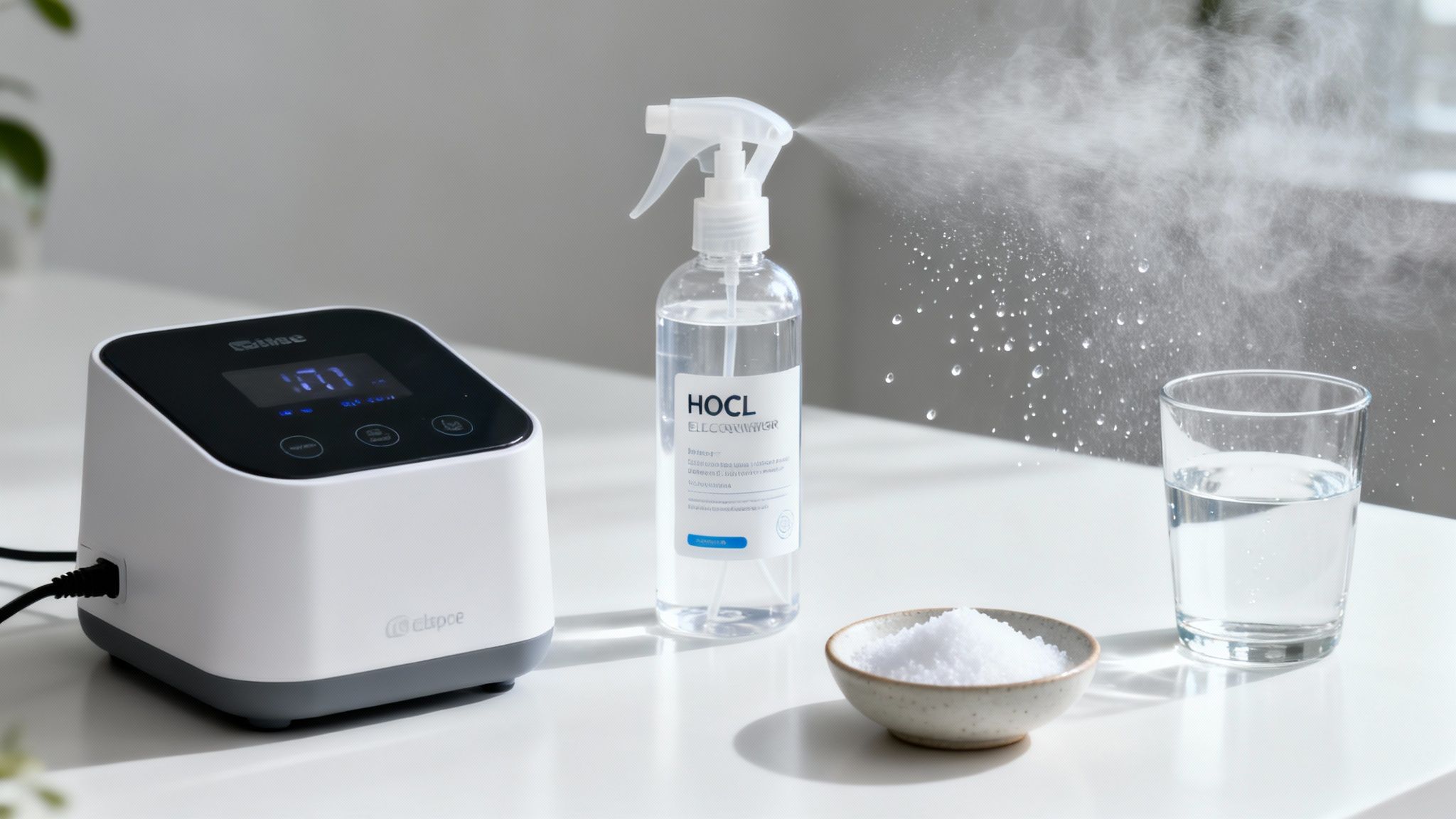 Hypochlorous acid generator