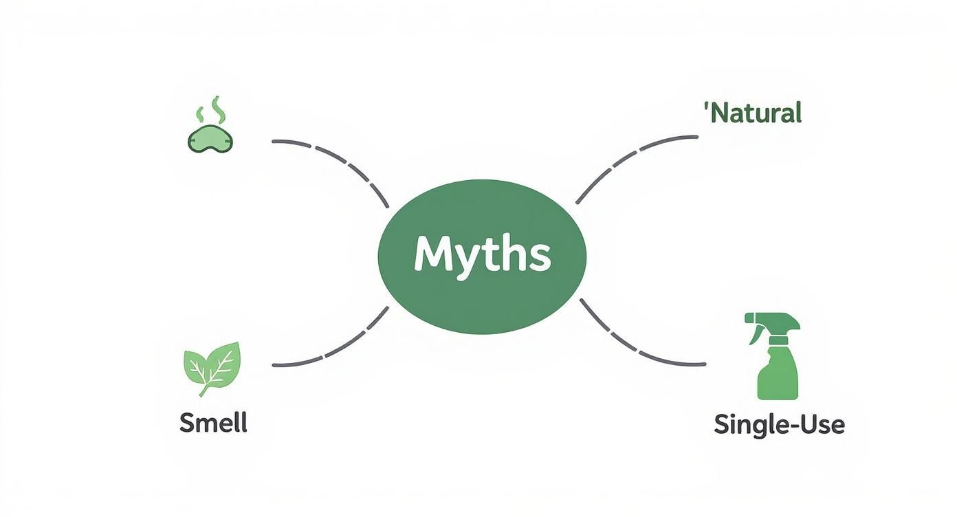Infographic about non toxic cleaning