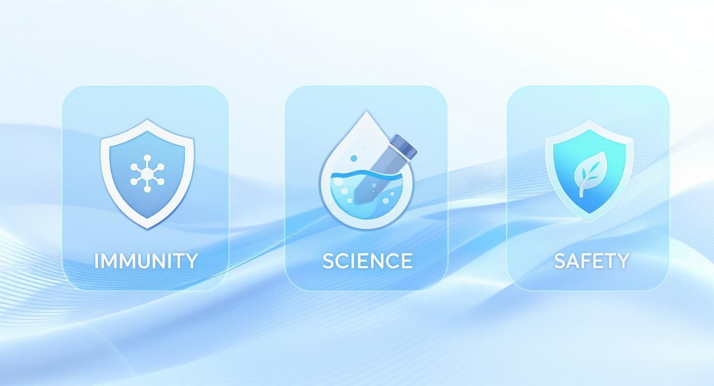 Infographic about cleaning toys for babies