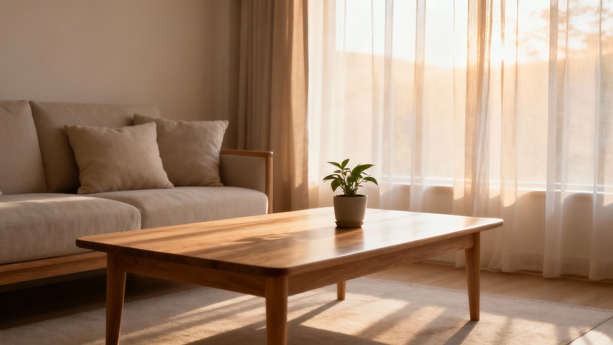 A person using a non-toxic spray to clean a white kitchen countertop.