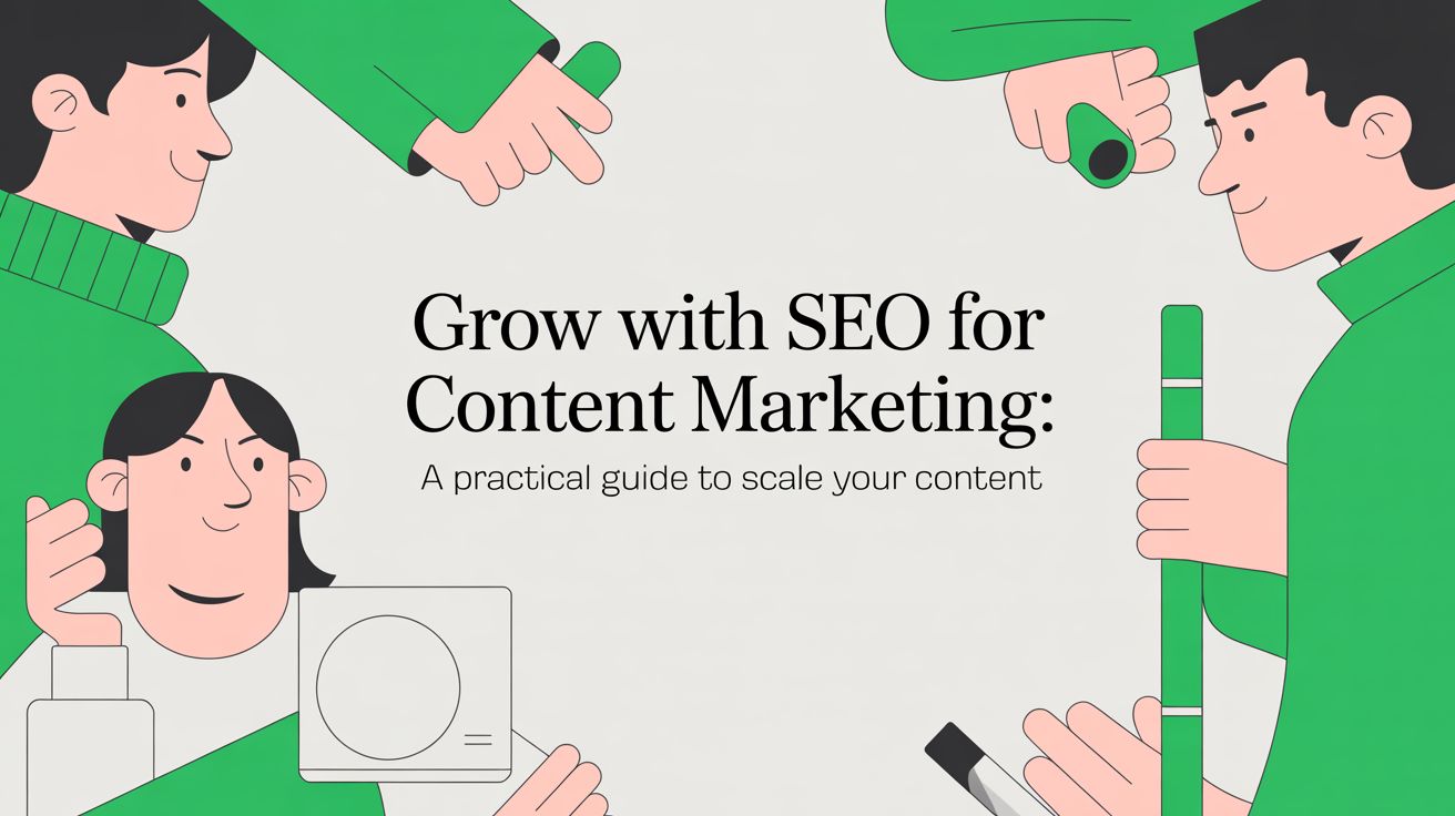 Wachsen mit SEO für Content Marketing: Ein praktischer Leitfaden zur Skalierung Ihres Contents