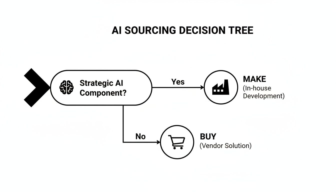 A Strategic Framework for Make-vs-Buy Decisions in Enterprise AI Deployment