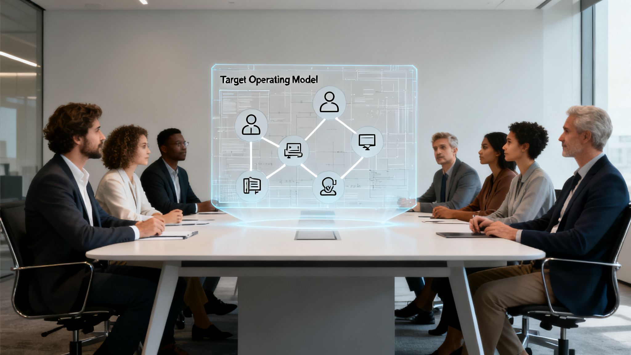 A Strategic Guide to the Target Operating Model for an AI-Powered Enterprise