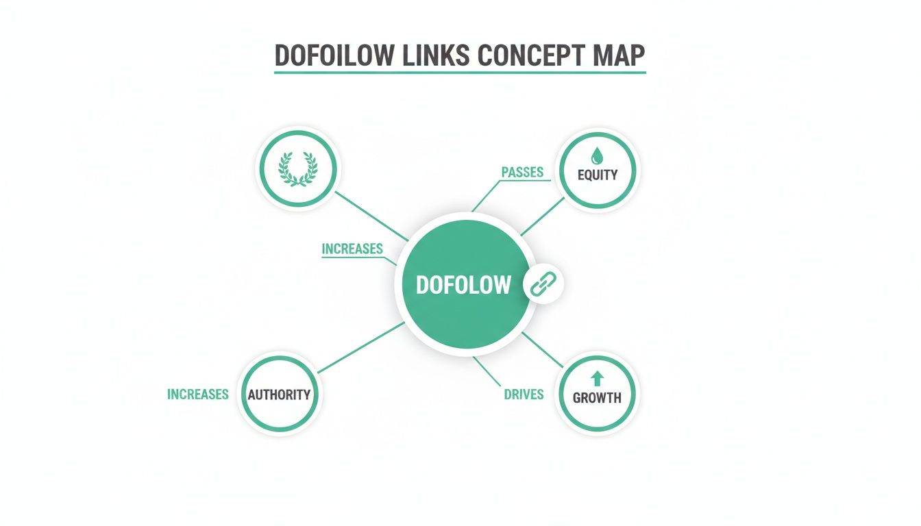 Infographic about do follow links