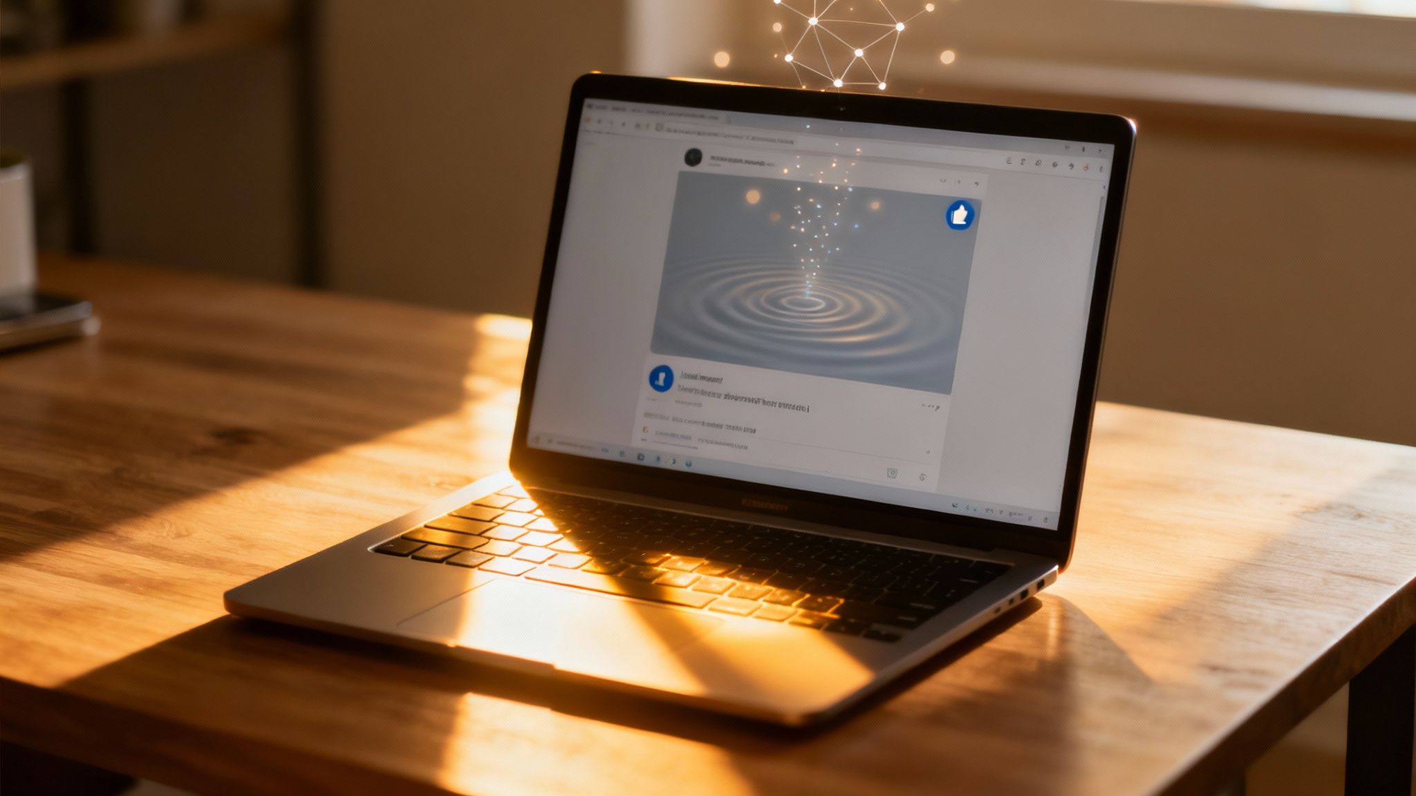 Graph showing factors that drive LinkedIn impressions