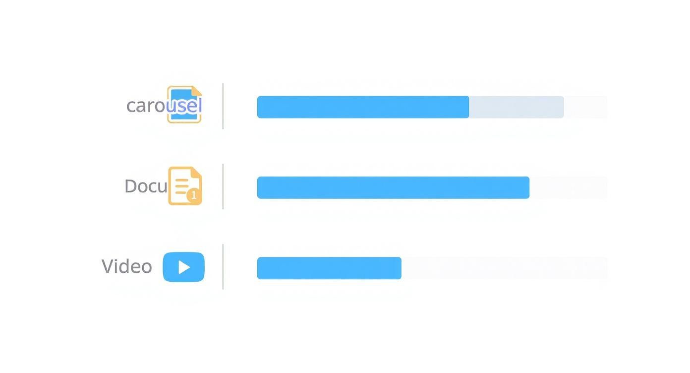 Infographic about how to write linkedin posts