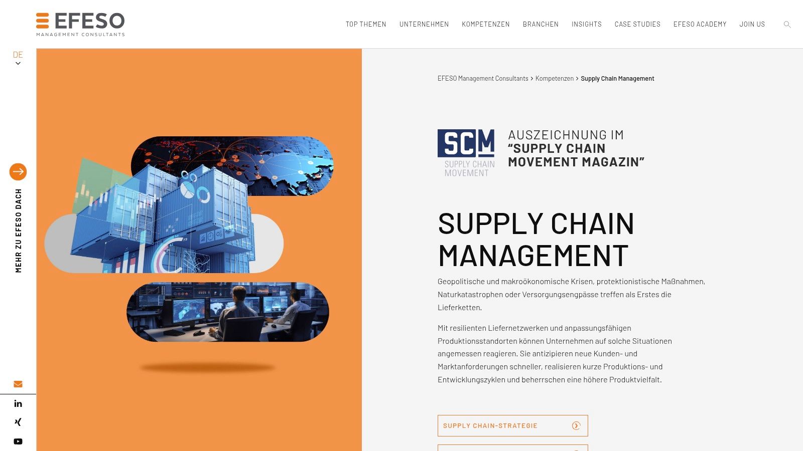 EFESO Management Consultants (ROI.de) – Supply Chain & Logistics
