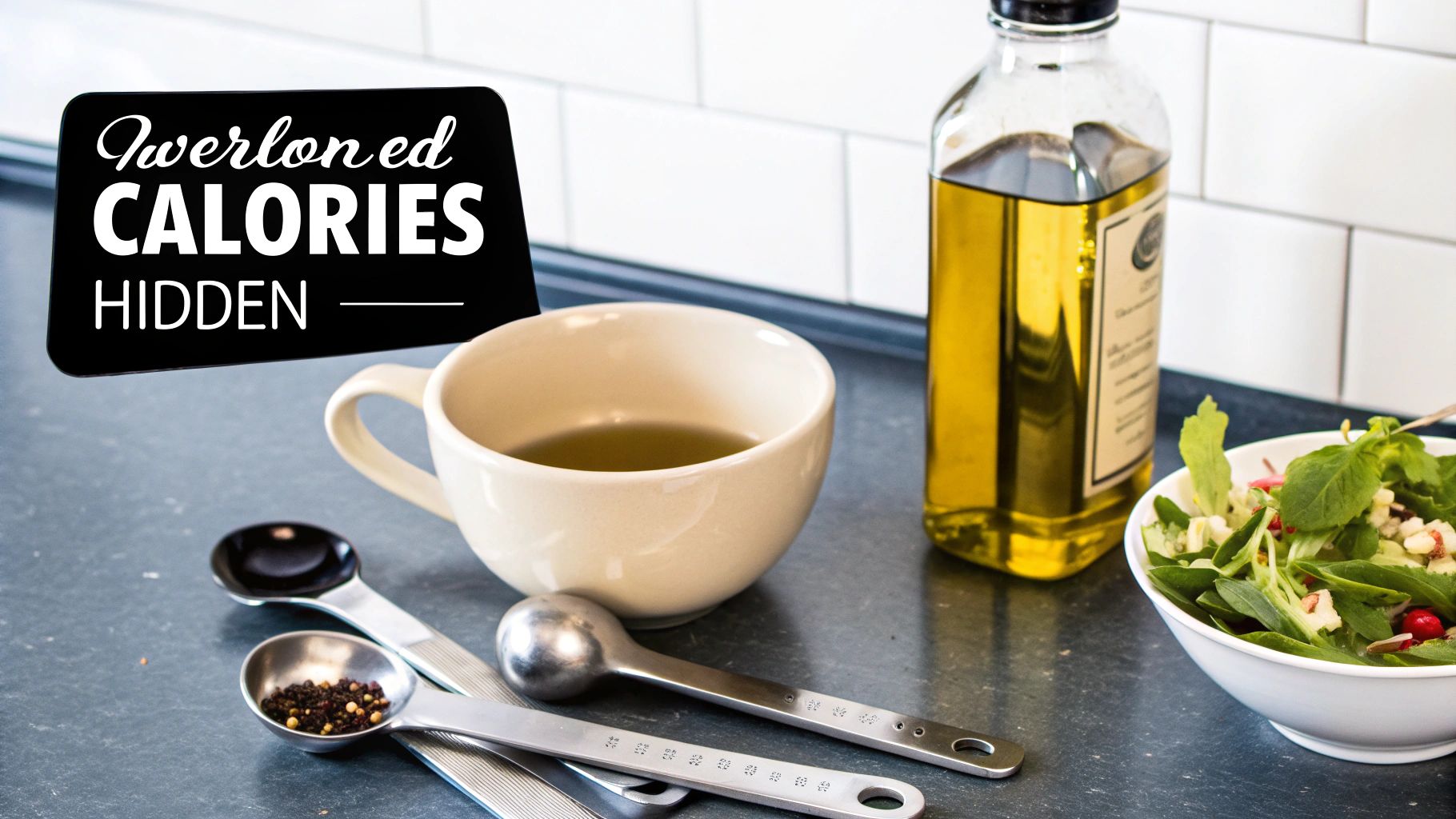 Track and Manage Hidden Calories (Beverages, Oils, Condiments)