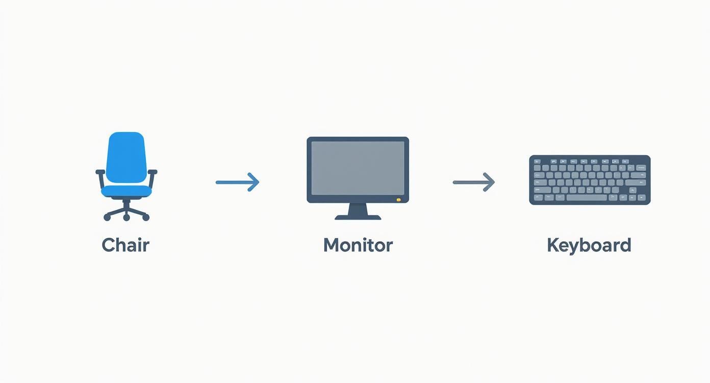 Infographic about how to prevent repetitive strain injury