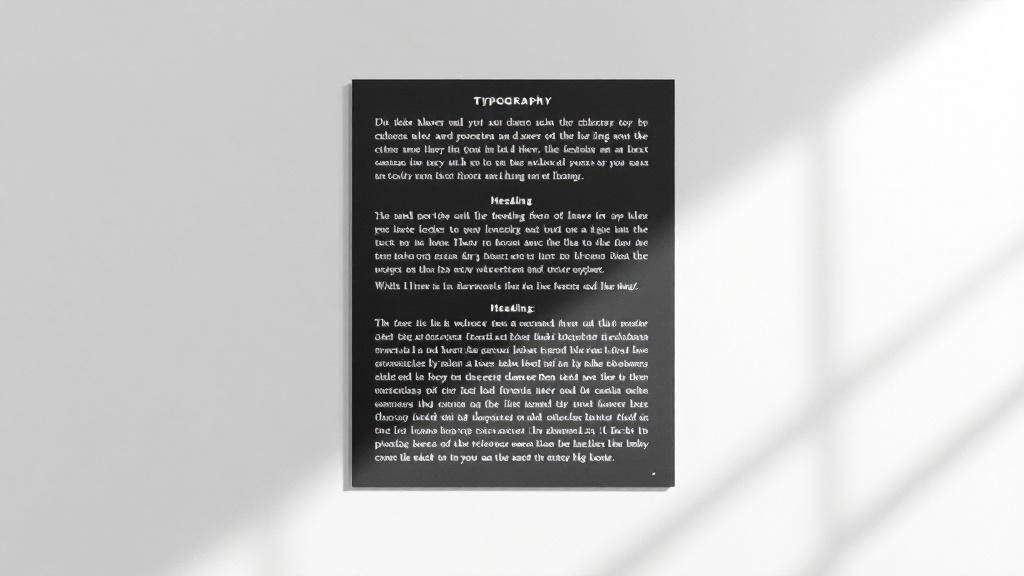 Clean, Scannable Typography