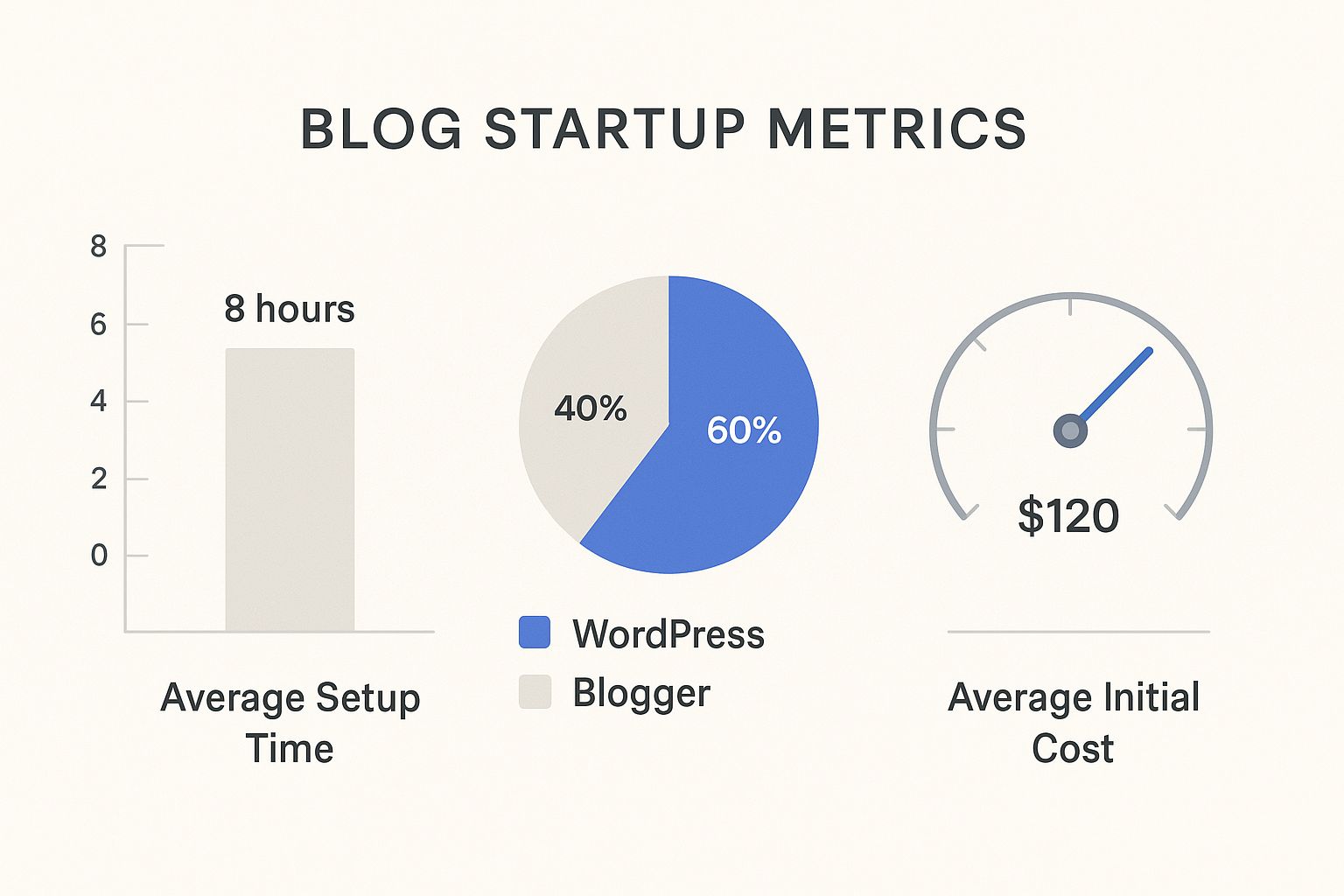 Infographic about start a blog that makes money