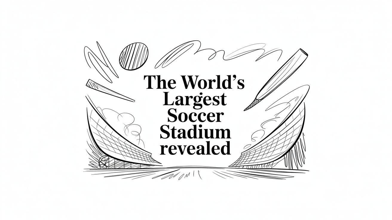 The World's Largest Soccer Stadium Revealed