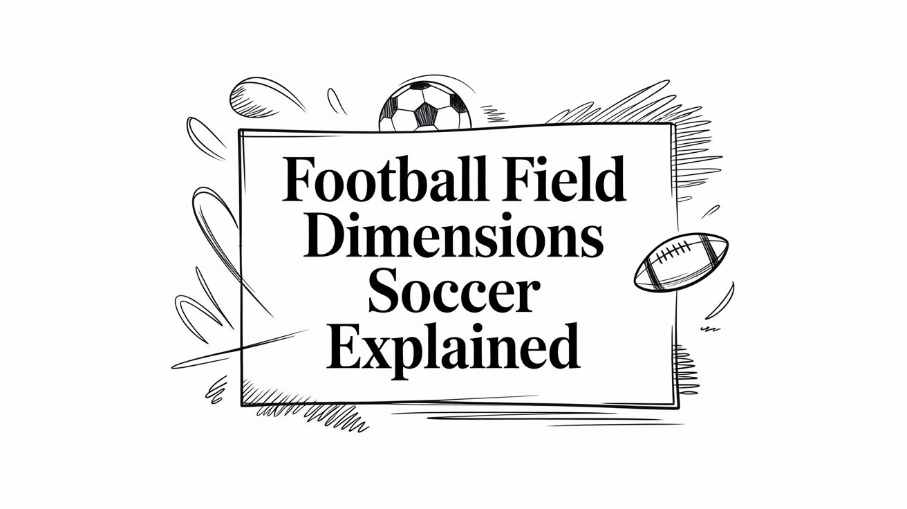 Football Field Dimensions Soccer Explained