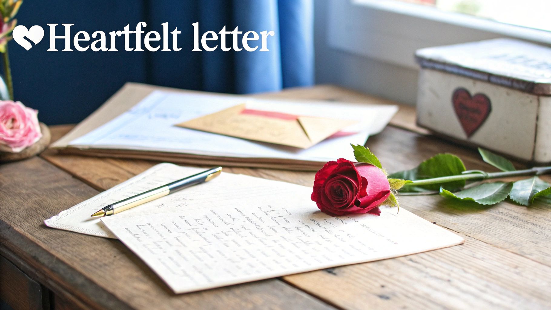 Romantic Love Letter Style Message