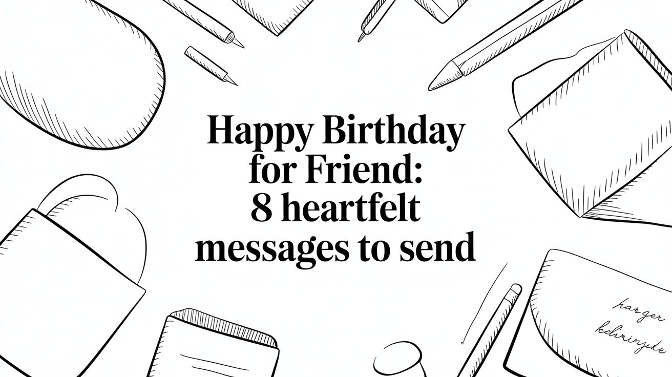 happy birthday for friend: 8 heartfelt messages to send