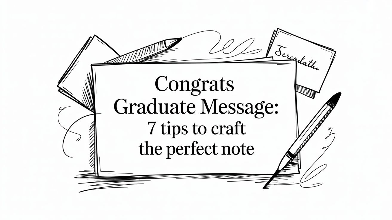 congrats graduate message: 7 tips to craft the perfect note