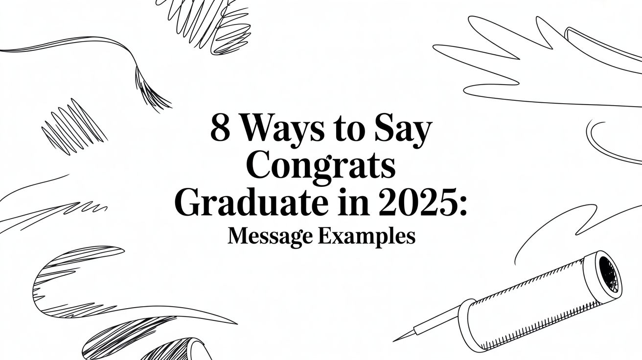 8 Ways to Say Congrats Graduate in 2025: Message Examples