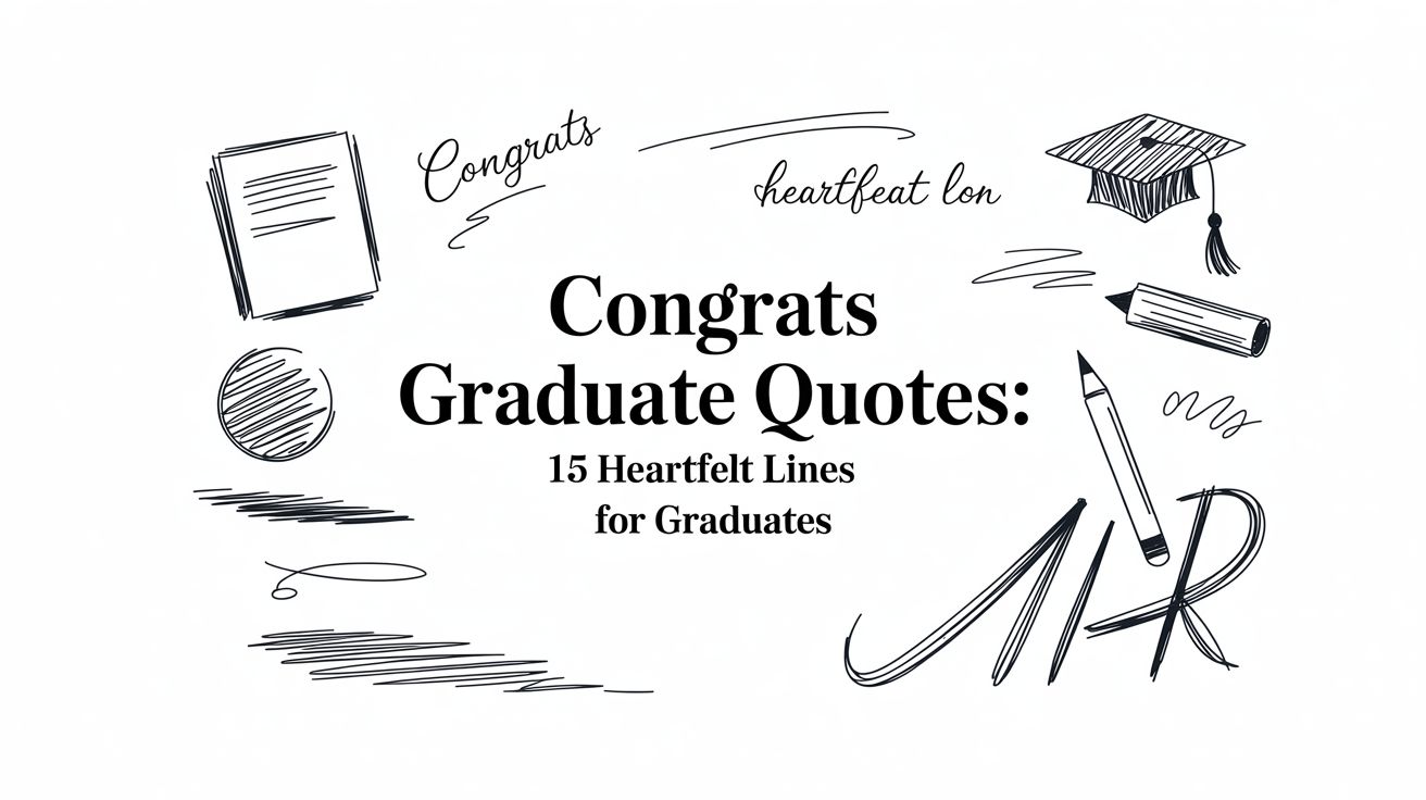 Congrats Graduate Quotes: 15 Heartfelt Lines for Graduates