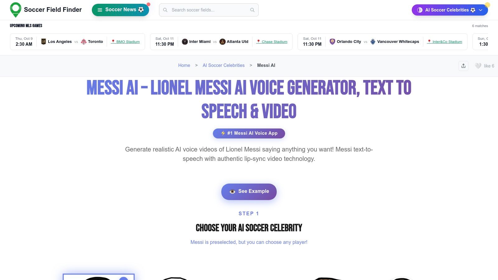 1. Messi AI – The Ultimate Personalized Soccer Fan Greeting
