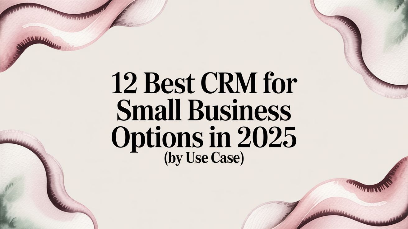 12 Best CRM for Small Business Options in 2025 (By Use Case)