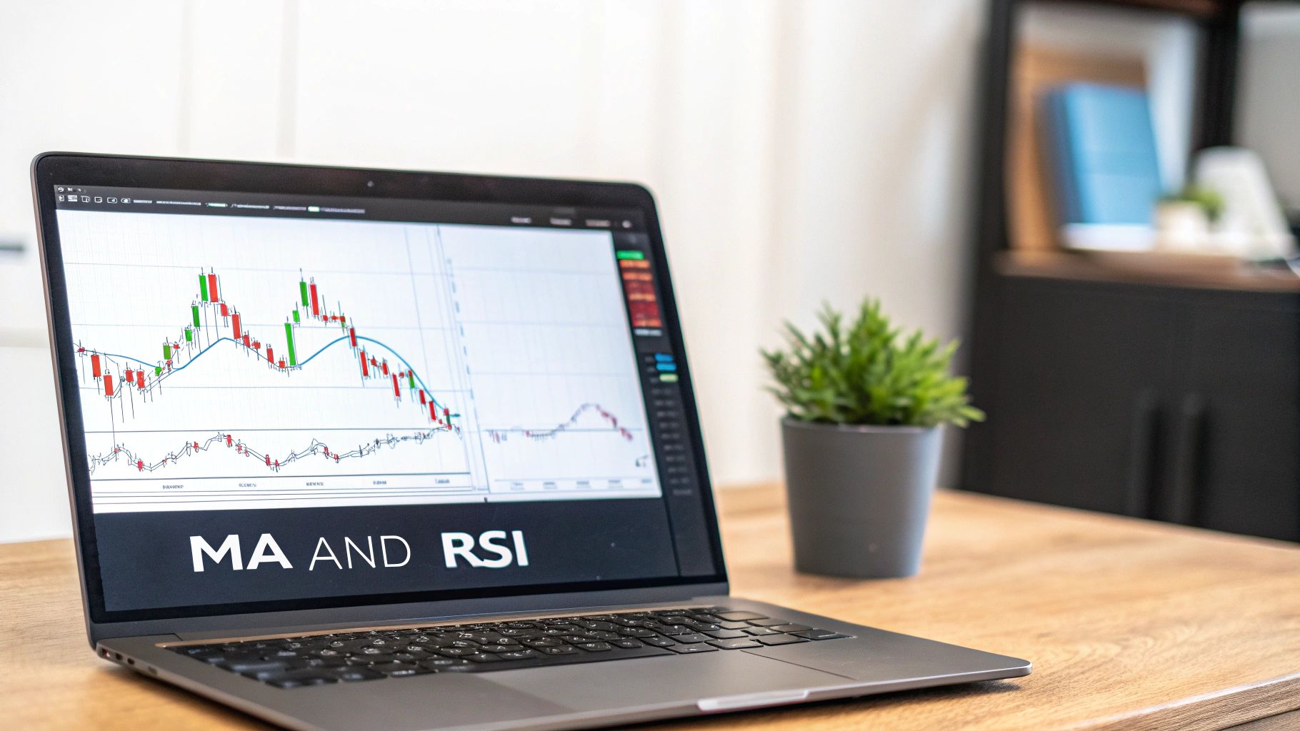 A chart demonstrating the Golden Cross and Death Cross using moving averages.