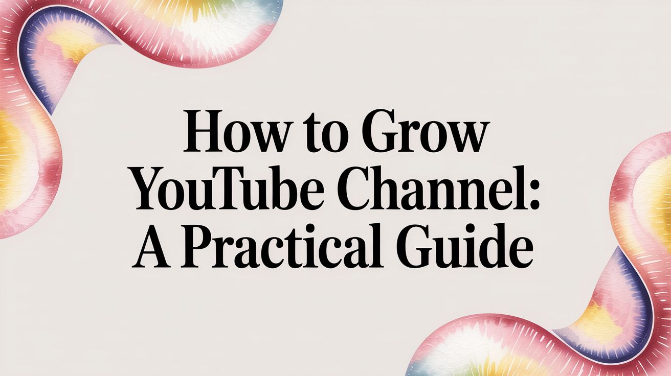 how to grow youtube channel: Discover proven strategies for content, SEO, and audience engagement from successful creators.