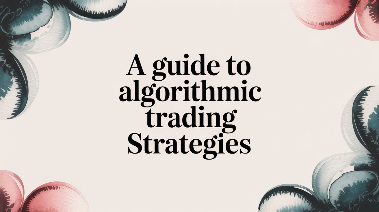 Discover powerful algorithmic trading strategies that work. This guide breaks down how to build, test, and manage automated systems for better results.