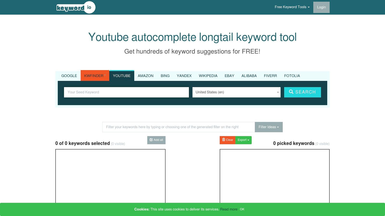 Keyword.io (YouTube Long‑Tail Finder)