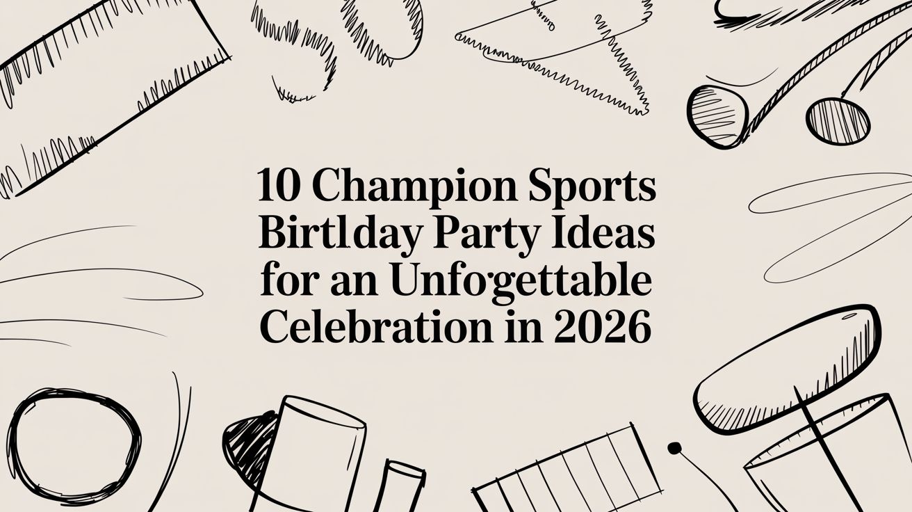 10 Champion Sports Birthday Party Ideas for an Unforgettable Celebration in 2026