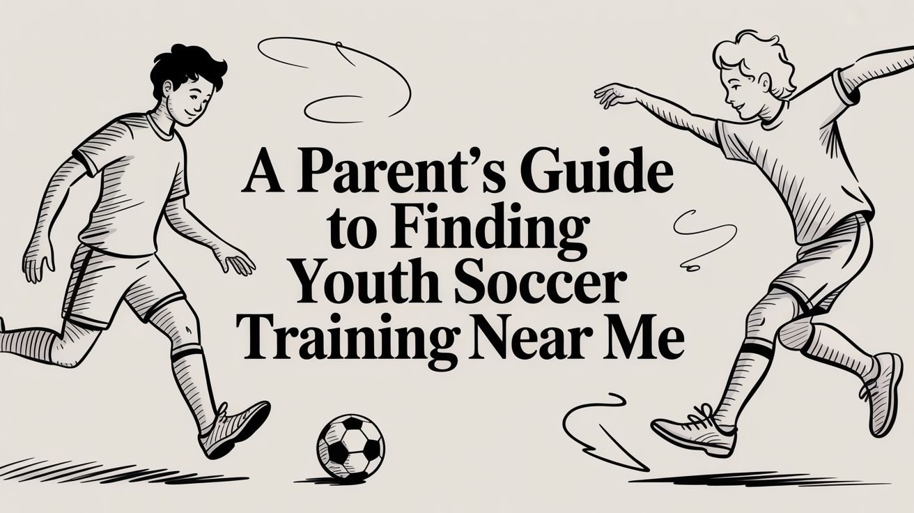A Parent's Guide to Finding Youth Soccer Training Near Me