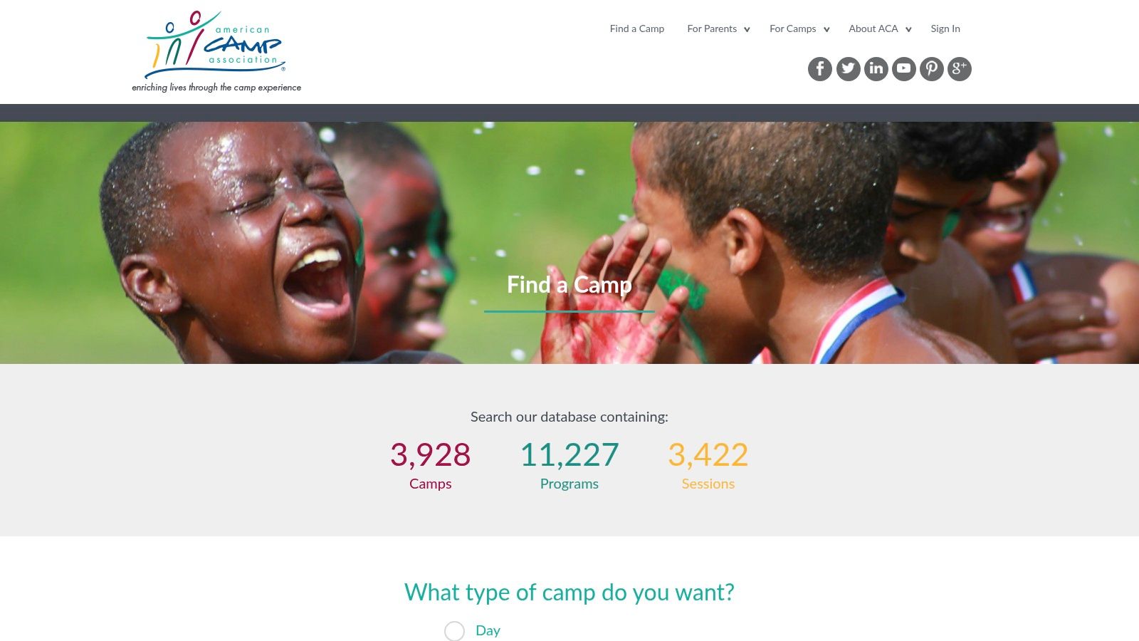 American Camp Association – Find a Camp (ACA)