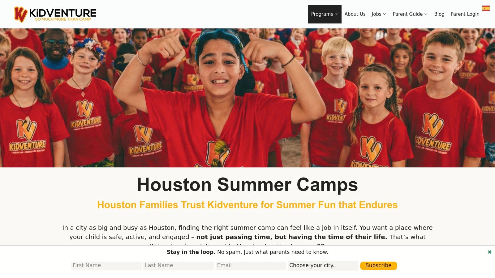 Kidventure Camps – Houston