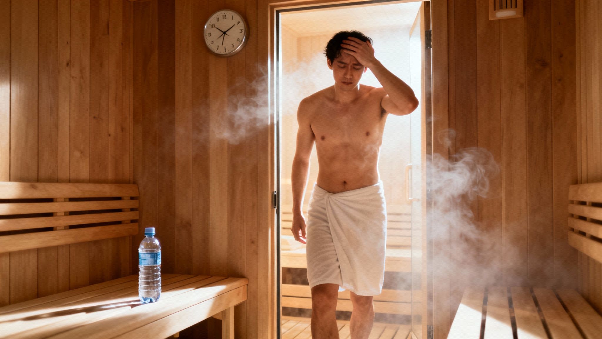 A person looking thoughtfully out a window, suggesting a moment of self-awareness and listening to one's body.