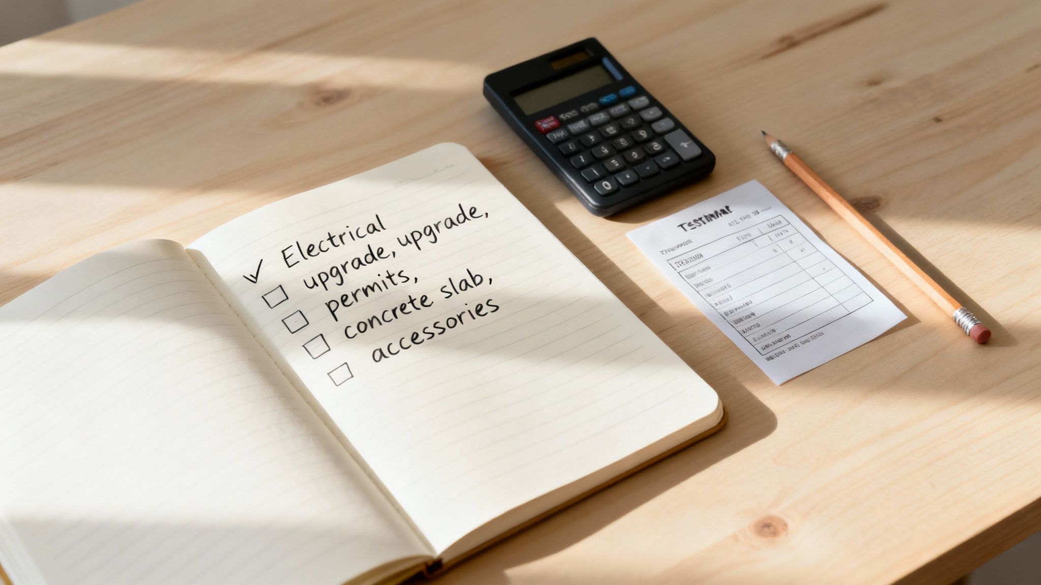 A person inspecting the electrical panel of a home, considering a sauna installation.