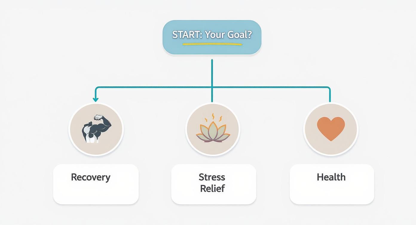 Infographic about how often to use sauna
