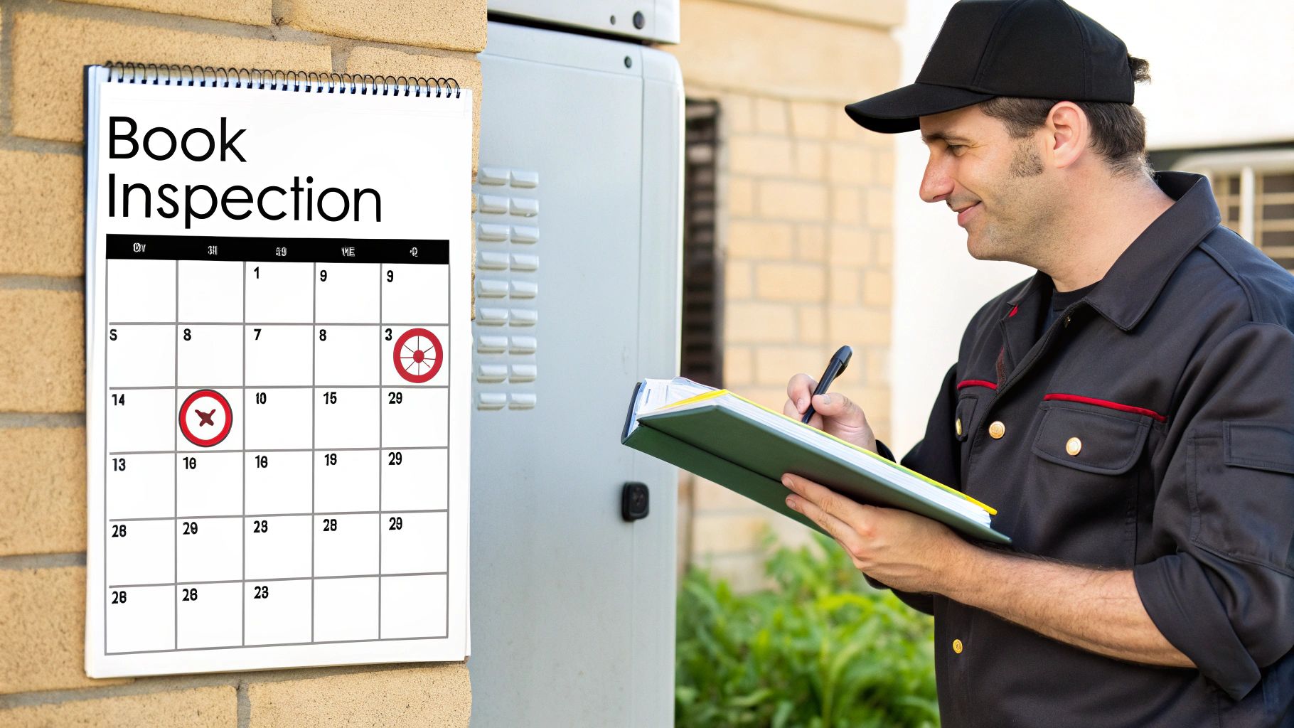 HVAC Fall inspection schedule