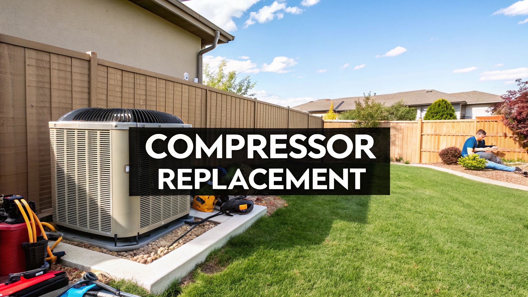 Replacing HVAC Compressor