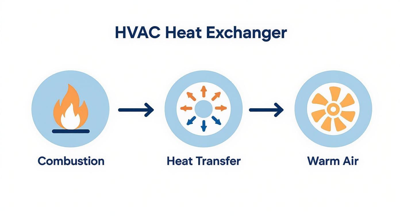 Infographic about hvac heat exchanger