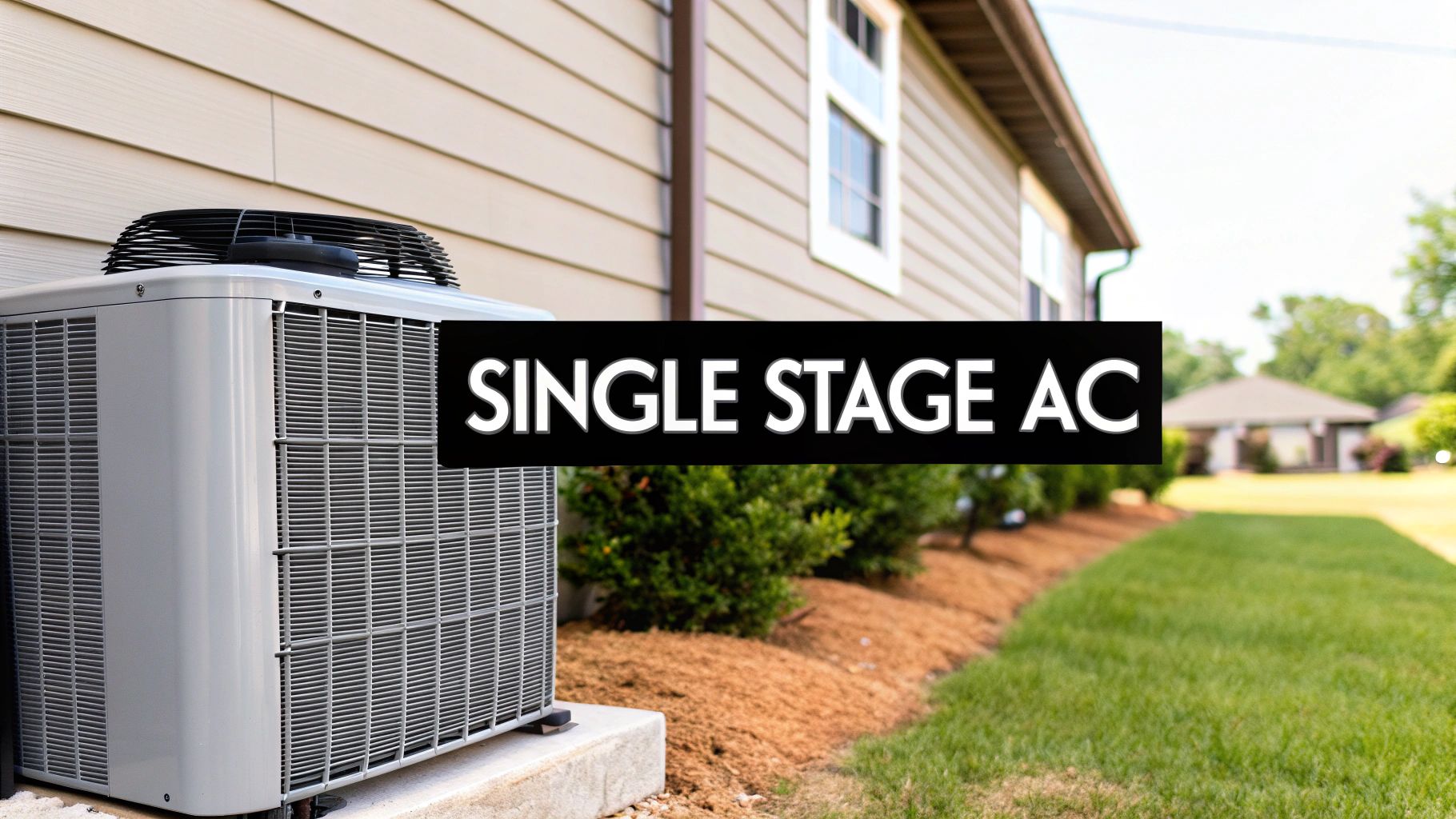 Single Stage Air Conditioner