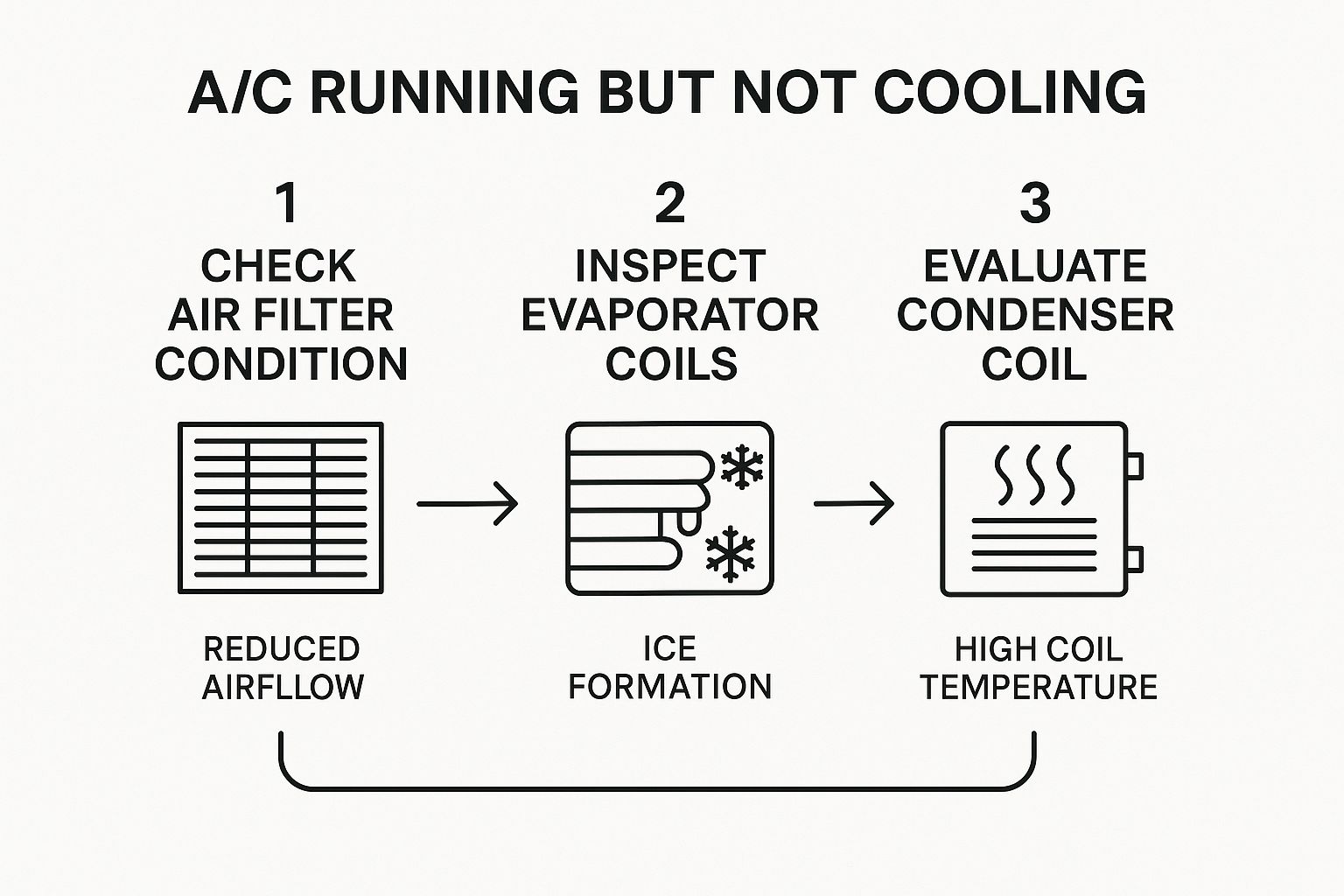 AC diagnostic troubleshooting flow chart